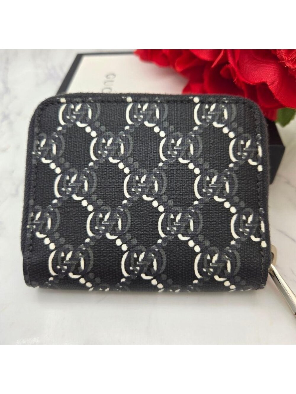 Gucci Coin Purse Wallet GG Shadow